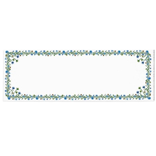Blue Blossom Table Runner
